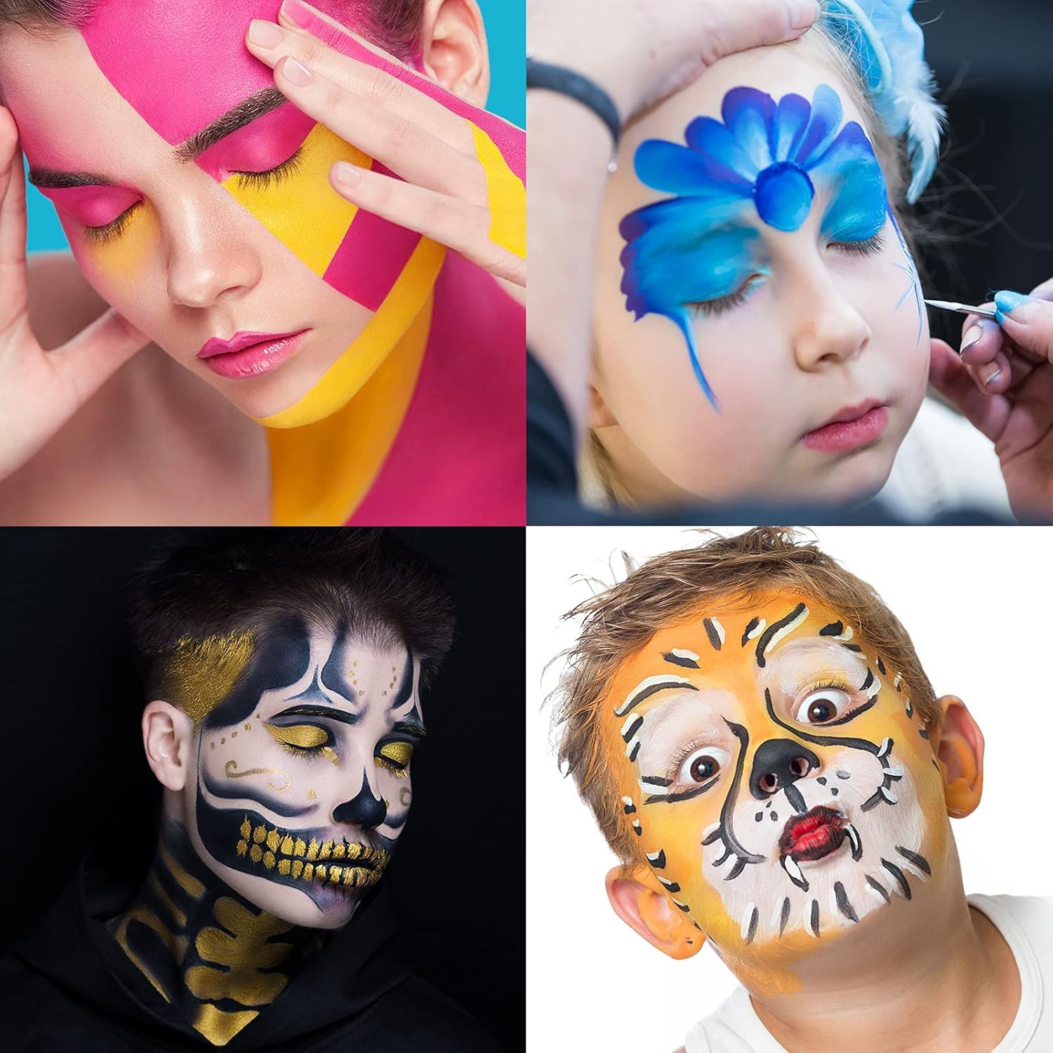 UCANBE 18 couleurs aquarelle professionnelle Astéroïde pour le visage