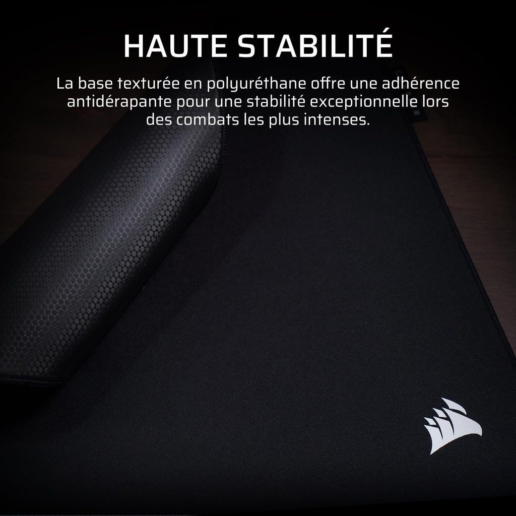 Corsair MM PRO Tapis de Souris Gaming 36x30 cm Surface Contrôle - gris