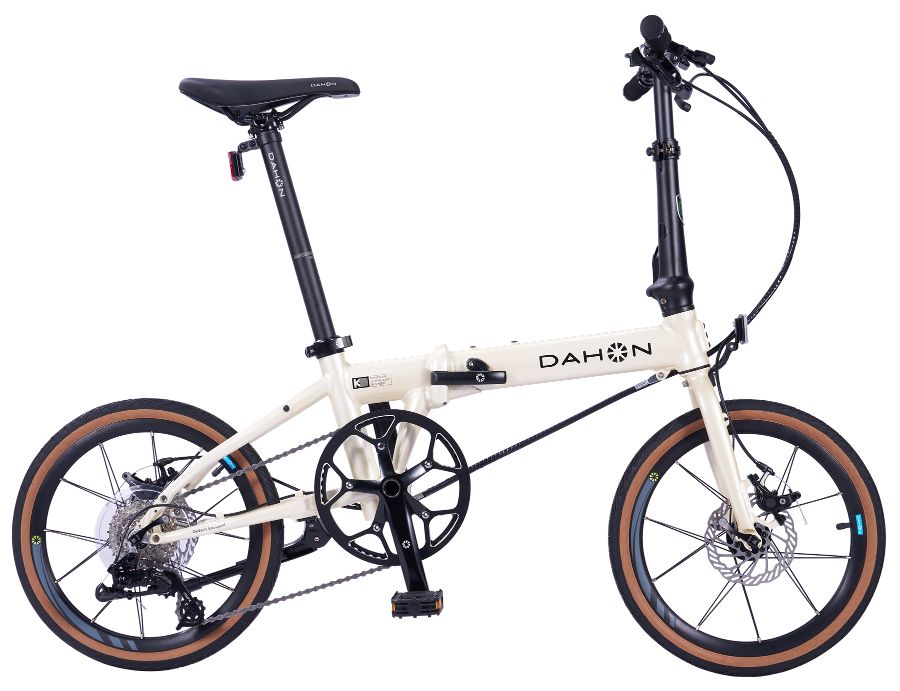 DAHON Vélo pliant K9 Crème Pneu 16 pouces (349)