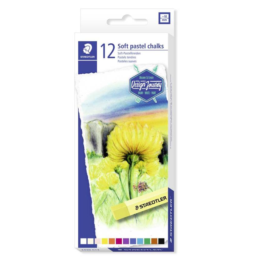 Staedtler 12 couleurs pastel doux