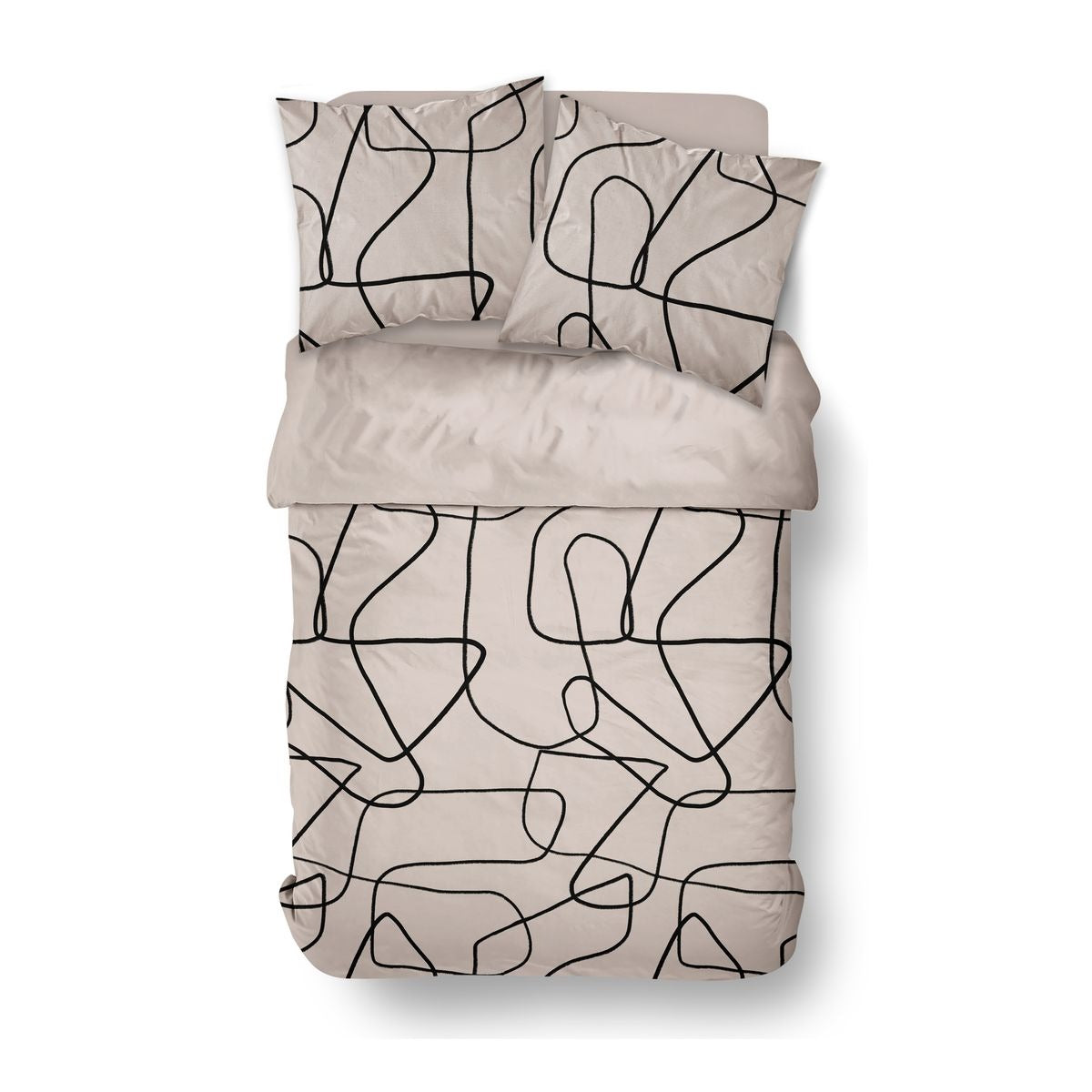TODAY Parure de lit 2 personnes en coton 57 fils, Sunshine, 0,20
