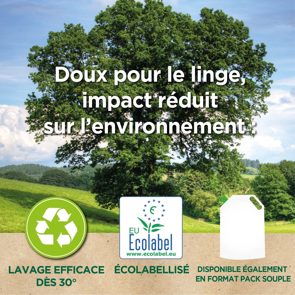 Maison Verte Lessive Liquide Détachant Fraîcheur d'Été 1,485 L
