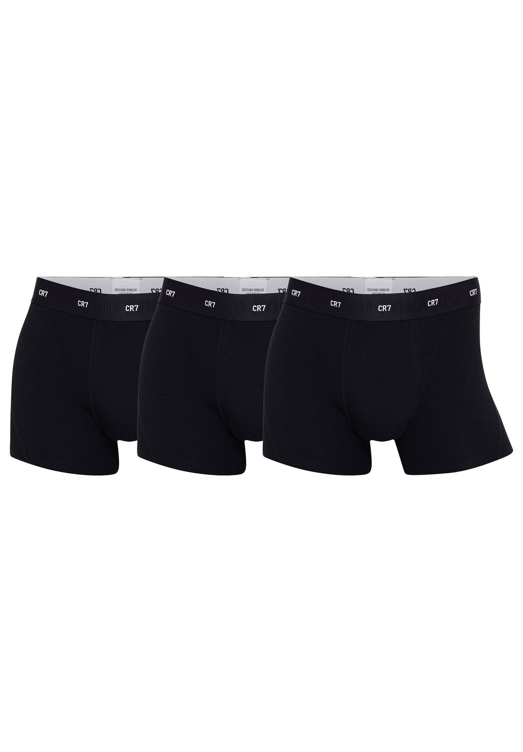 CR7 Lot de 3 boxers en bambou Noir