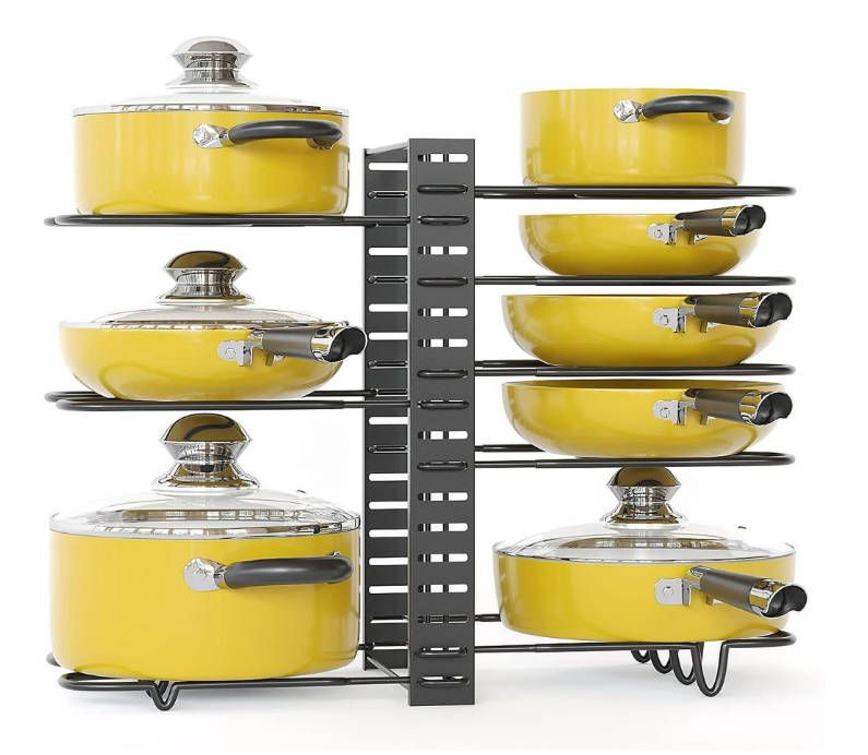 SRD 0198 étagère de rangement de cuisine - 8 niveaux 4.5MM (lot de 2)