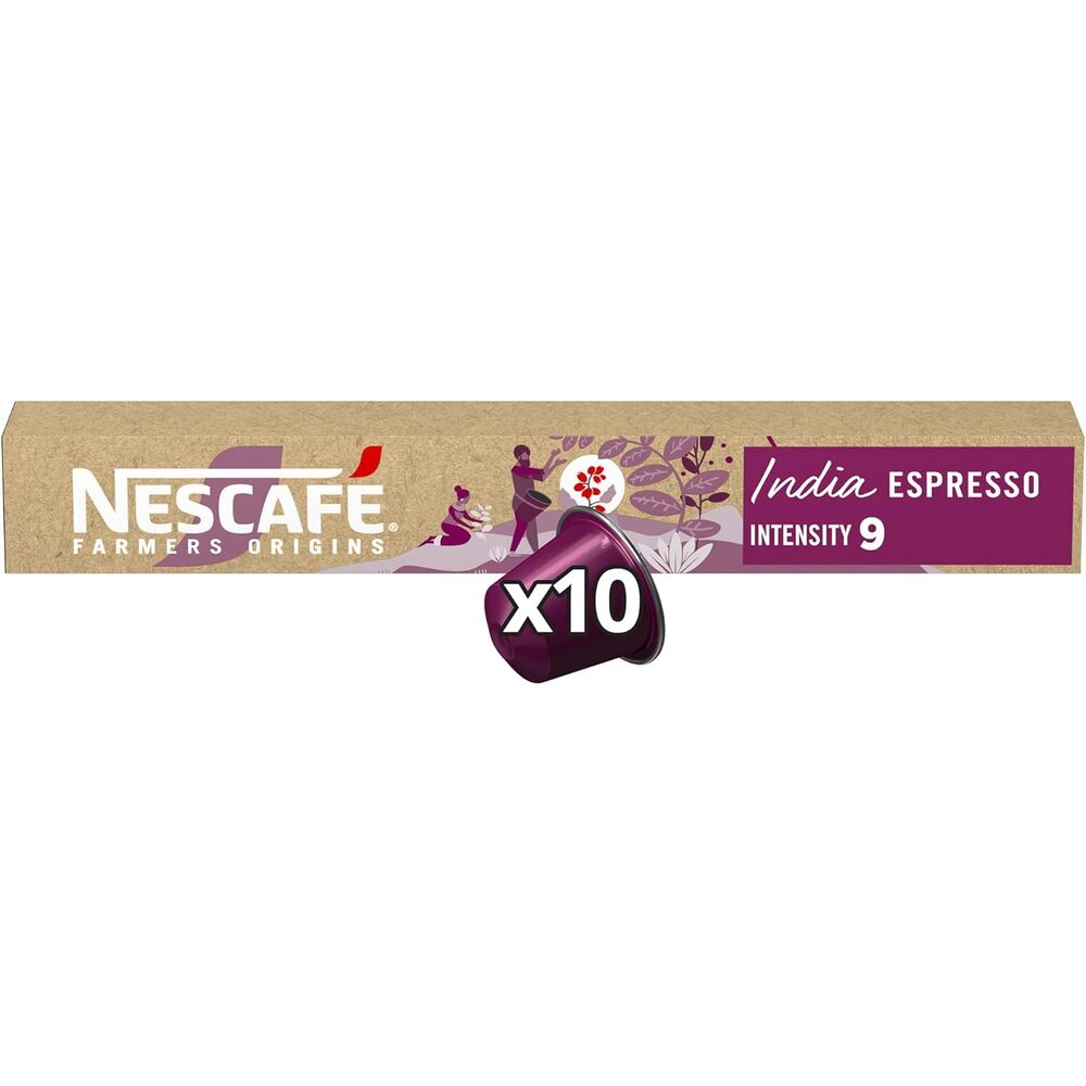 NESCAFÉ FARMERS Café India Espresso X10 capsules 44g