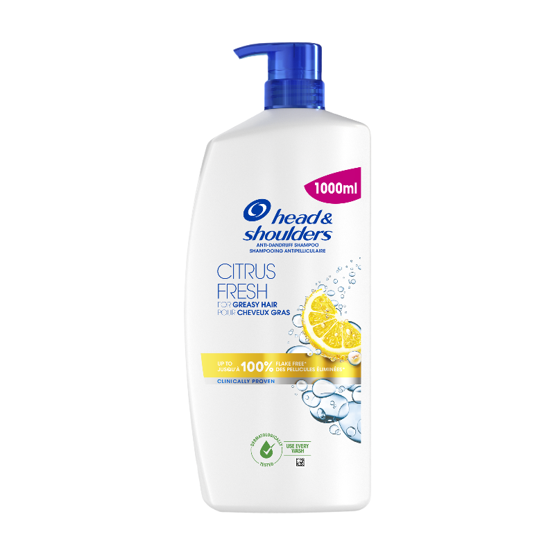 HEAD & SHOULDERS Citrus - Shampooing Antipelliculaire - 1L
