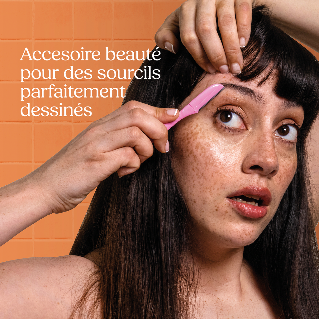 WILKINSON SWORD Intuition - Outil Dermaplaning Eyebrow Shaper - 3 Accessoires et 1 Embout