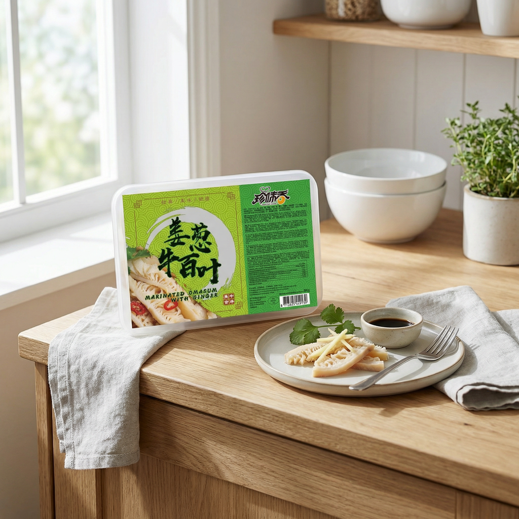 Zhenweixiang Bonnet de bœuf mariné ciboule et gingembre 300 g