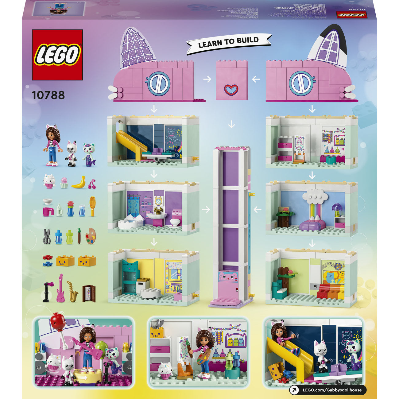 LEGO Gabby's Dollhouse 10788 La maison magique de Gabby