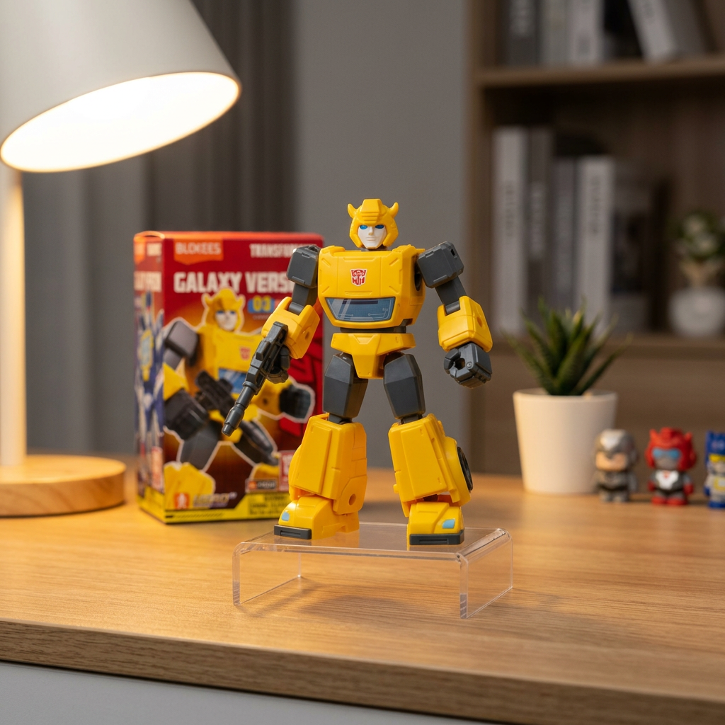 Blokees Figurines Transformers Version Galaxy 03 The Autobot Run Kits de Modèle de Personnage d'Action Surprise, Jouets de Design Aléatoire pour Décoration d'Intérieur, Coffret de Jouets Cadeau de Collection pour Enfants et Adultes