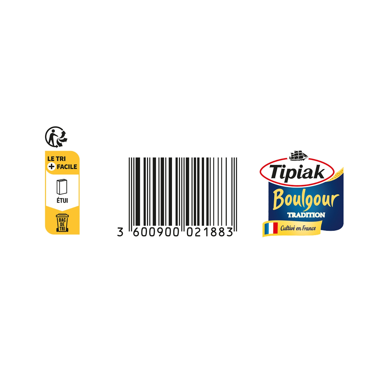 TIPIAK Boulgour Tendre et Fondant 8min 450g