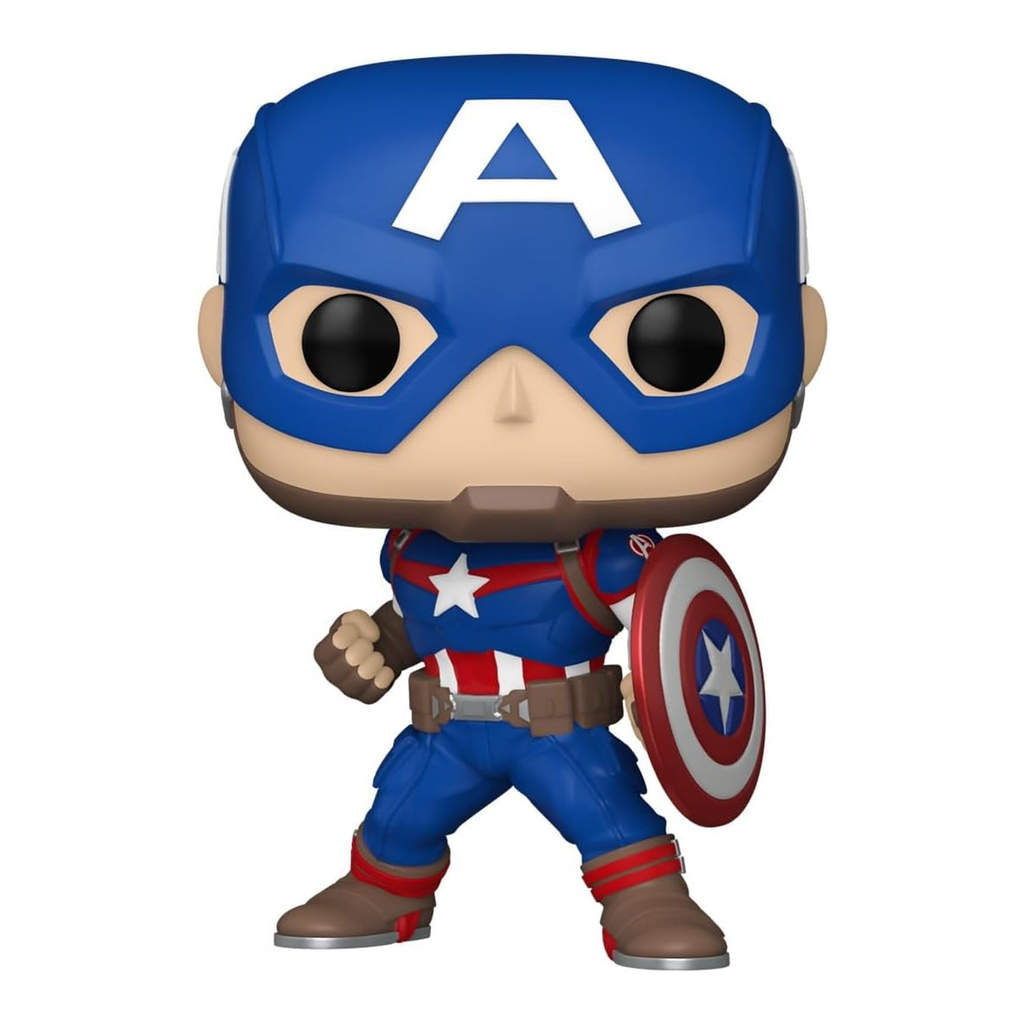 FUNKO Pop! Marvel Captain America, figurine à tête oscillante à collectionner #1419