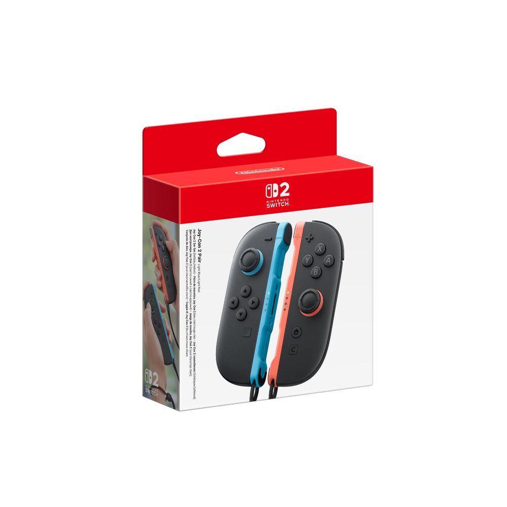 Nintendo Paire de manettes Joy-Con 2 pour Switch 2 - Bleu / Rouge clair