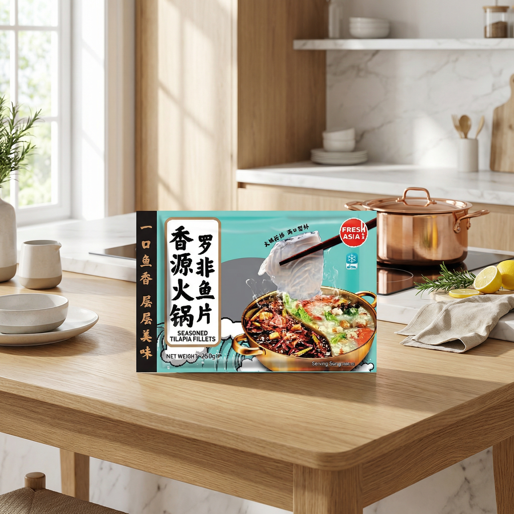 FRESHASIA Filets de tilapia assaisonnés - 250 g