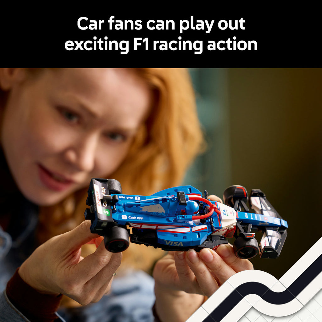 LEGO Speed Champions 77246 Ensemble de construction de voiture de course F1 Visa Cash App RB VCARB 01