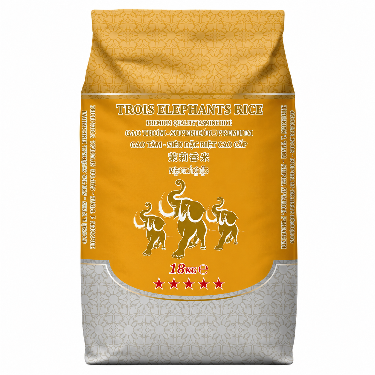 Brisure Brisures de riz fumé 18 kg - Golden 3 Elephants