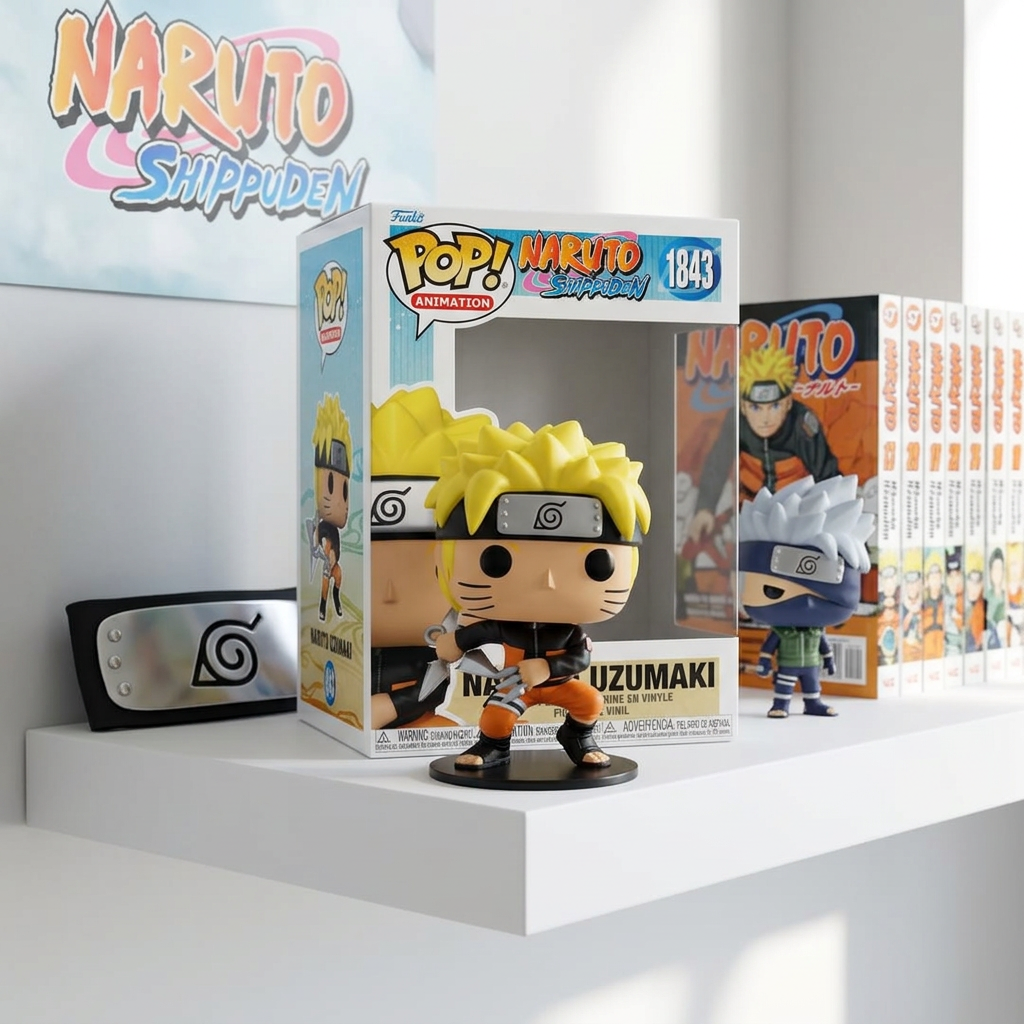 Funko Pop! Animation Naruto Shippuden Naruto avec Shuriken #823 Figurine en Vinyle
