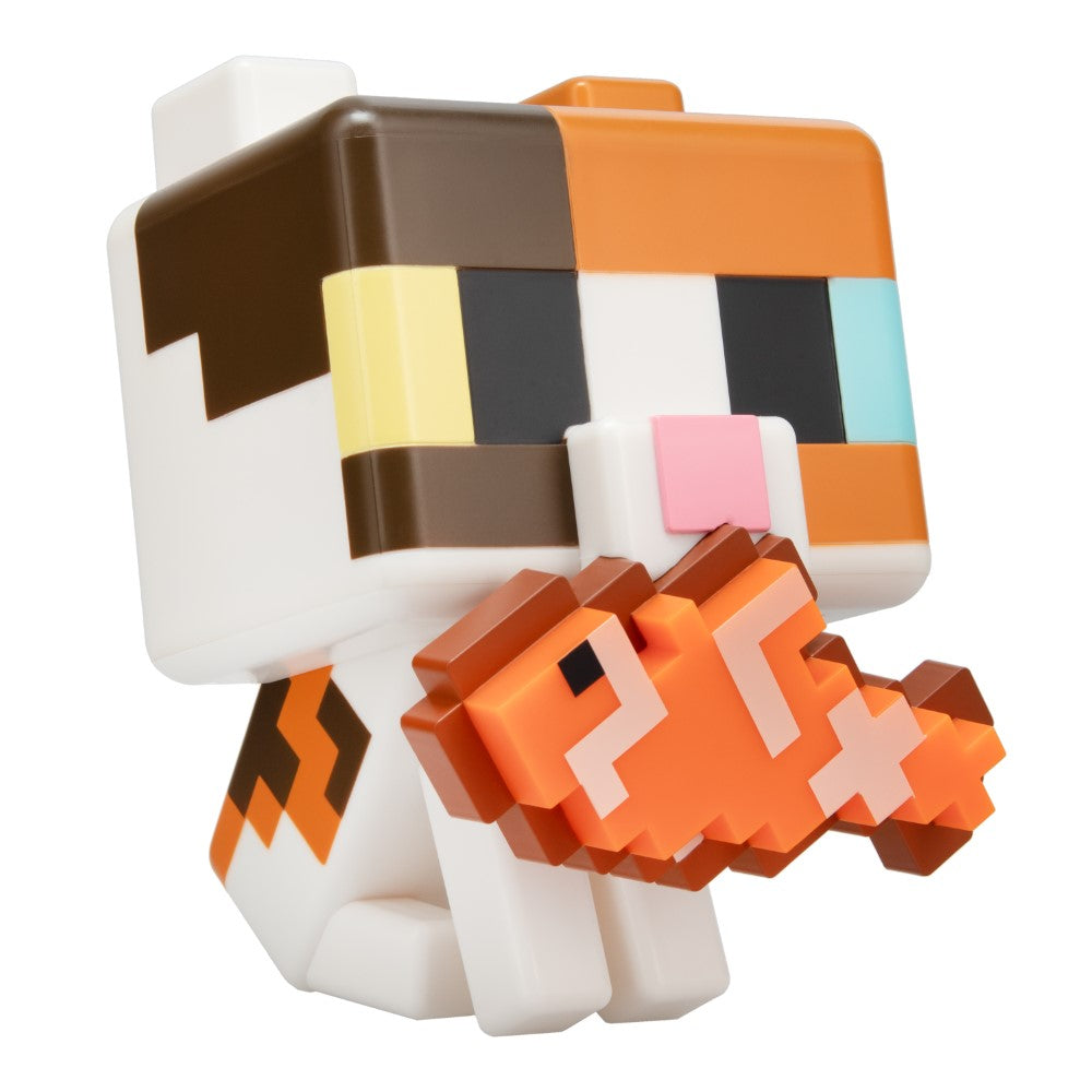 MINECRAFT Lampe Cat Globuddies rechargeable - sous licence officielle - Silicone souple