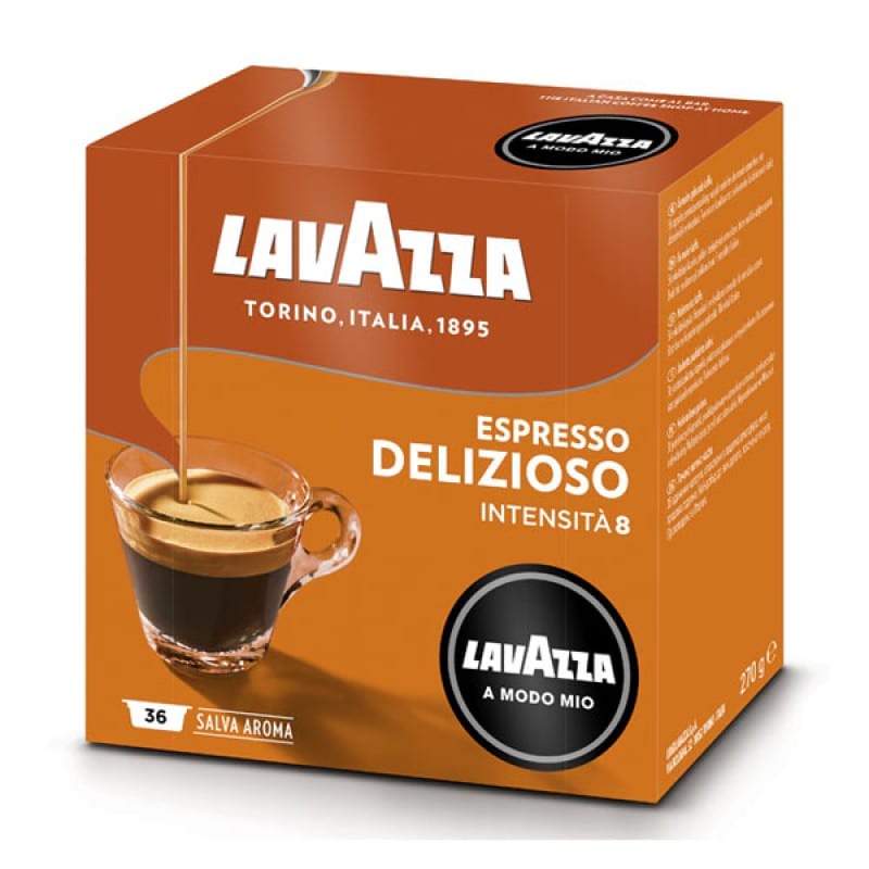 LAVAZZA Capsules Compatibles A Modo Mio Delizioso 36 capsules