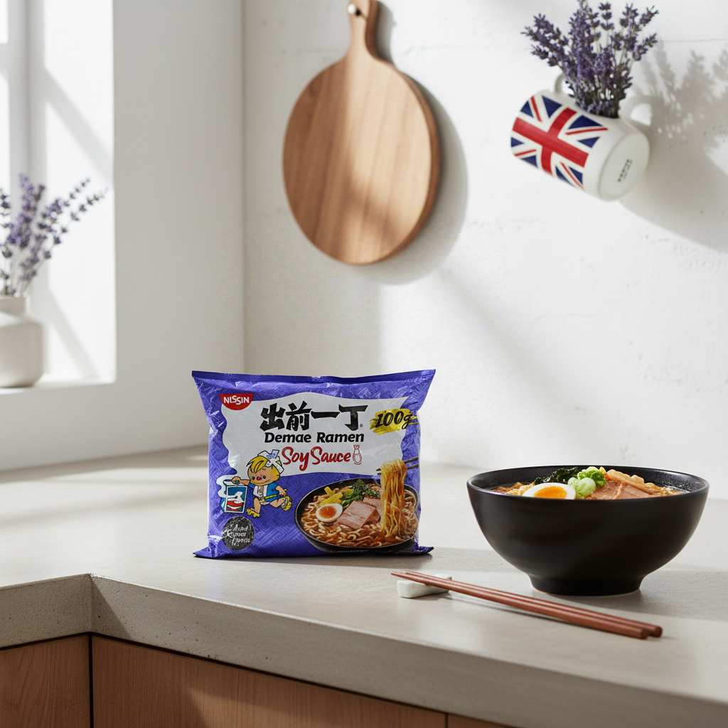 NISSIN Nouilles instantanées Demae en sachet Tokyo soja 100 g