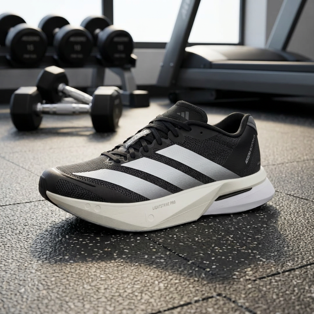ADIDAS Adizero Boston 13 Wms Noir/Blanc/Gris