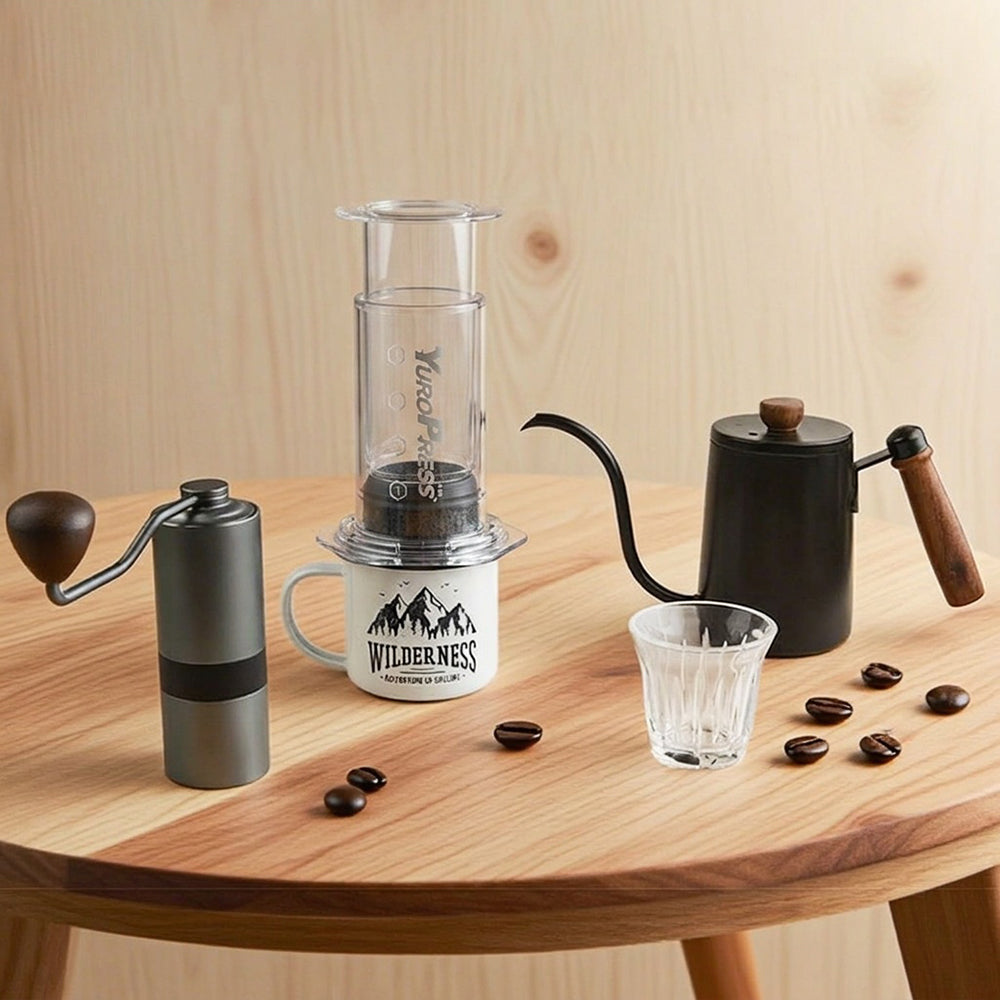 Huacan Cafetière à pression manuelle pour extraction concentrée