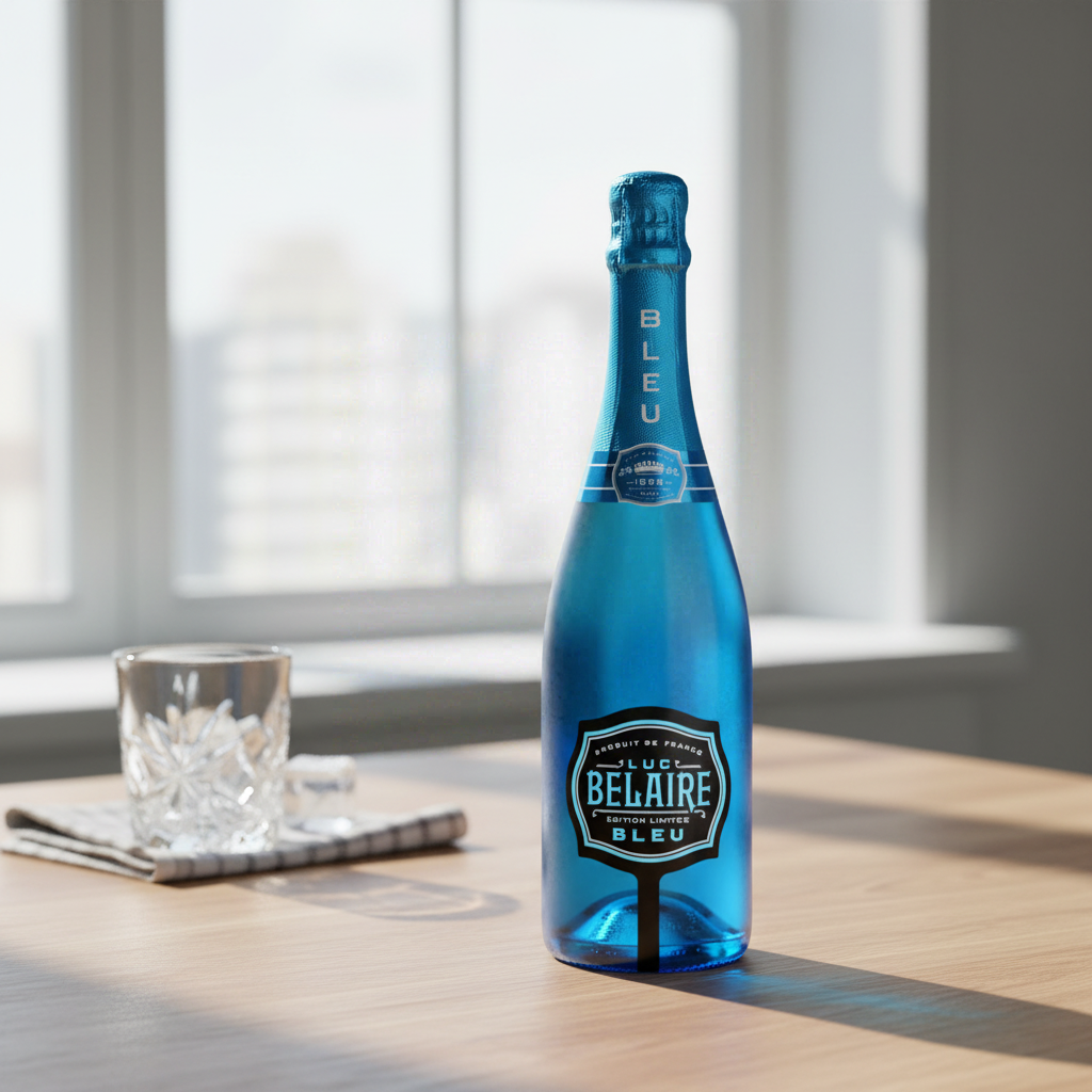 LUC BELAIRE Fantôme Bleu Vin Mousseux 75 cl