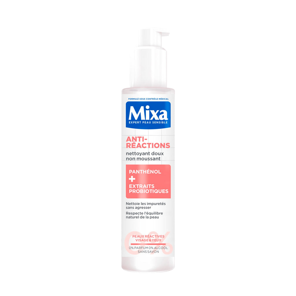 MIXA Nettoyant Doux Anti-Dessèchement Squalane + Glycérine 150ml