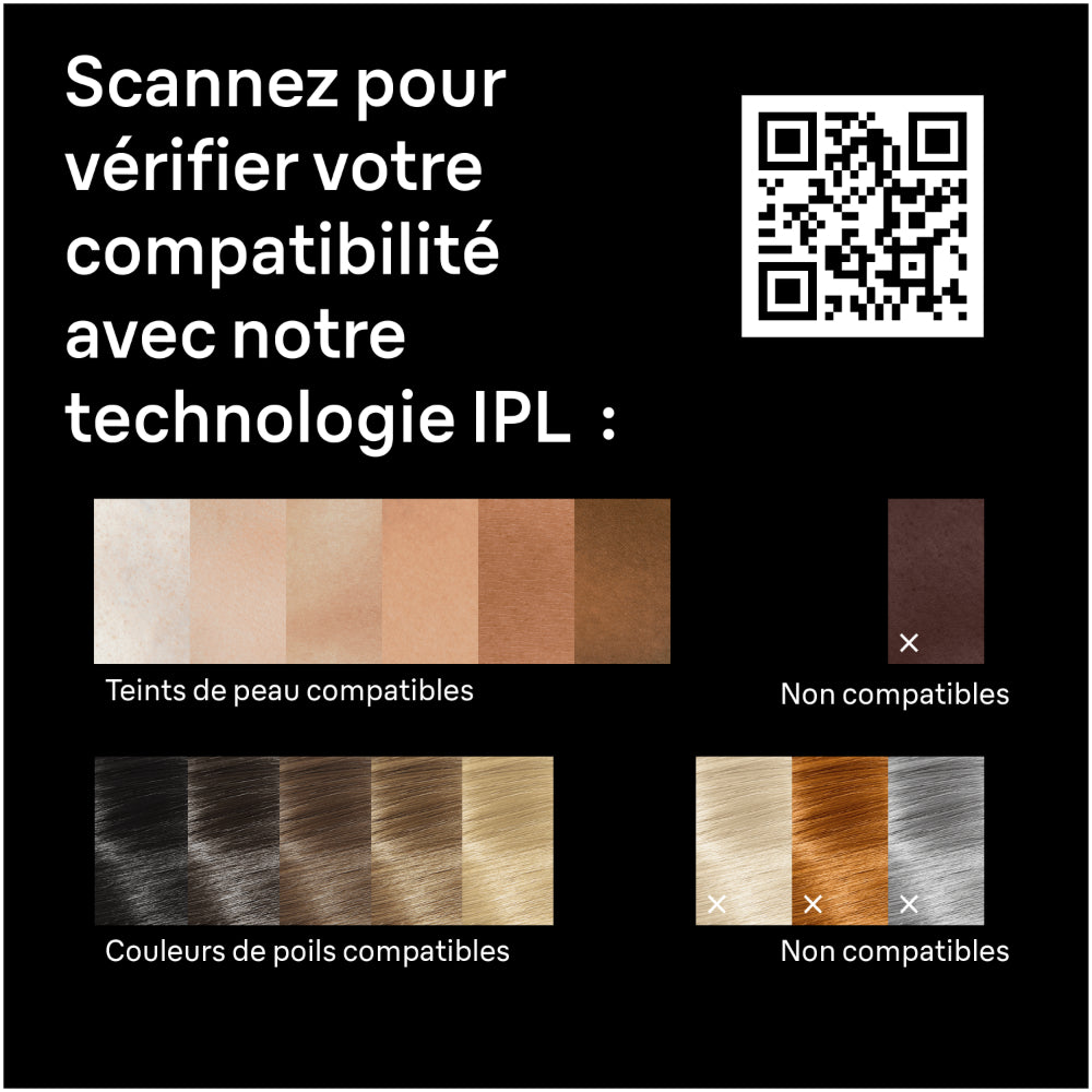 BRAUN Épilateur IPL PL5221 - Réduction durable des poils - Capteur de contact avec la peau - Pour le corps et le visage