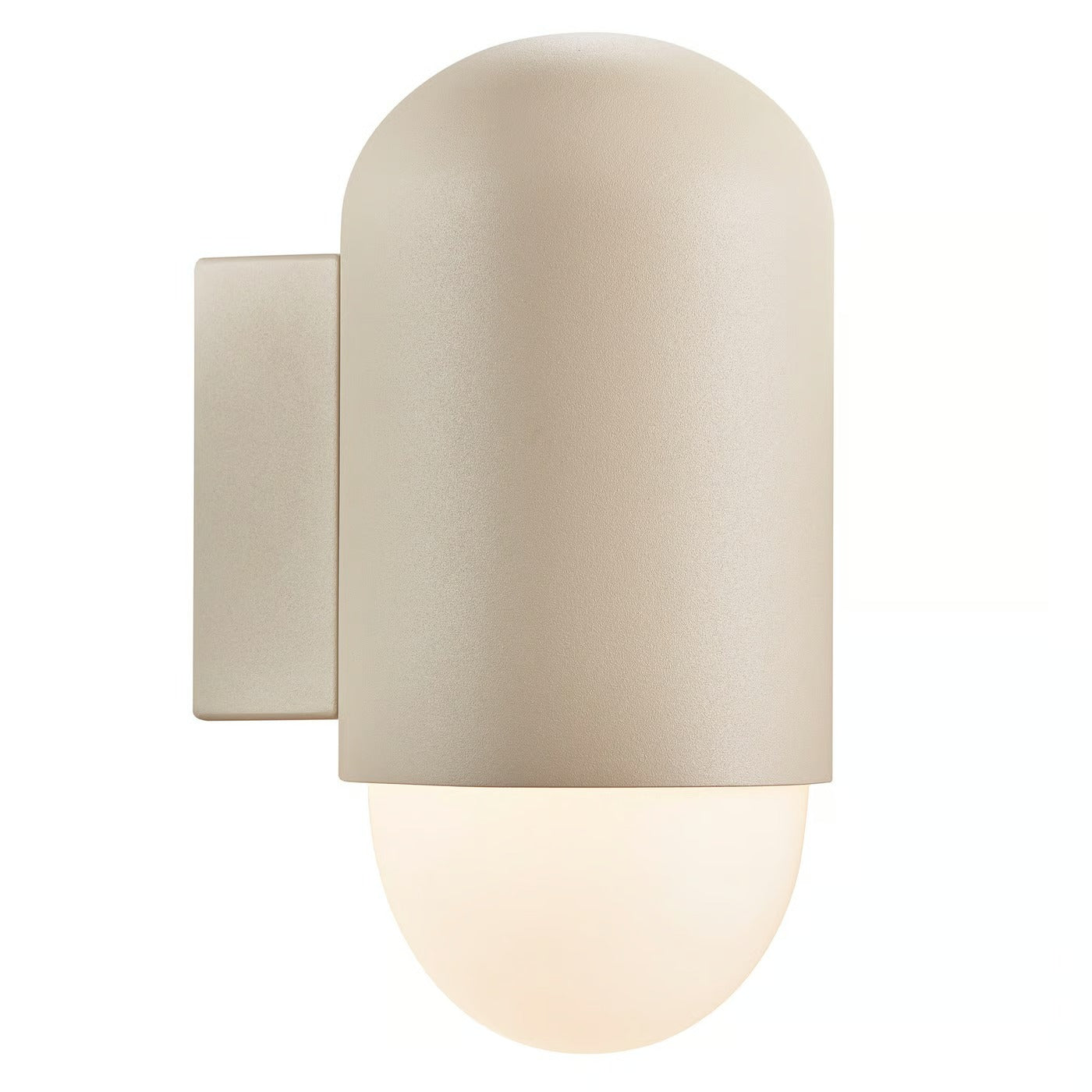 Applique murale HEKA - E27 - aluminium sablé IP54 - Nordlux, Extérieur