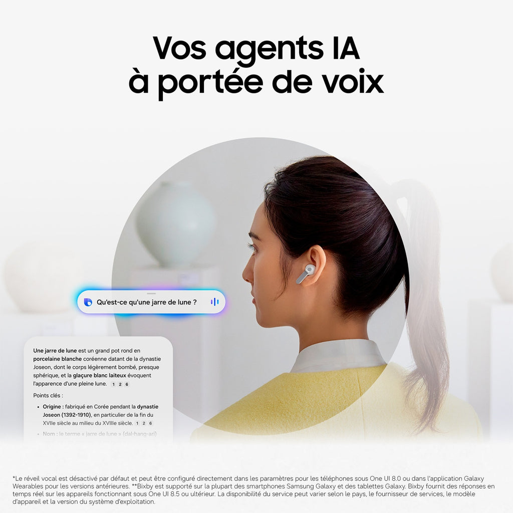 Samsung Galaxy Buds4 Pro - Blanc