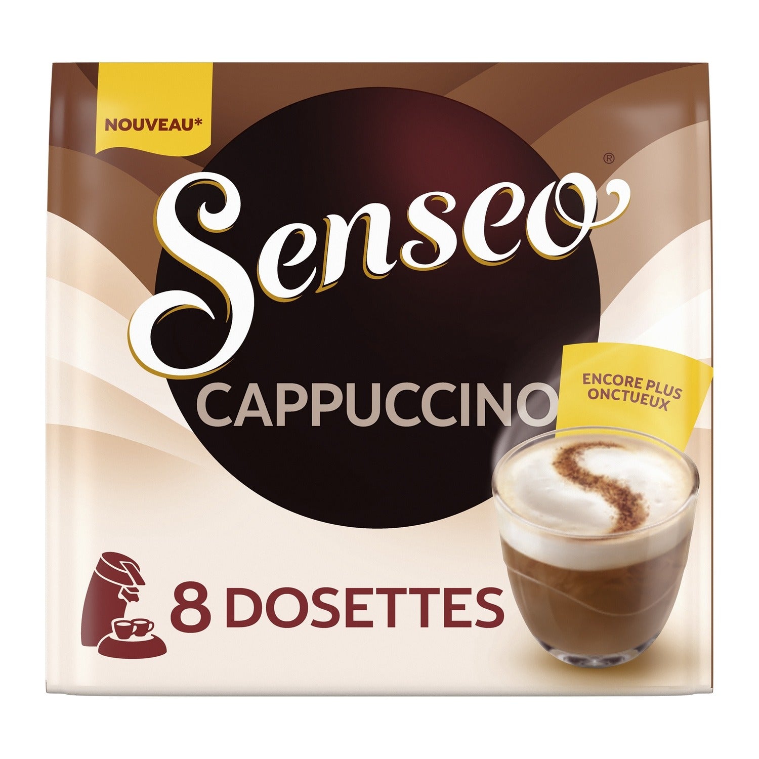 Dosettes de Café SENSEO Milky Cappuccino - 8 dosettes