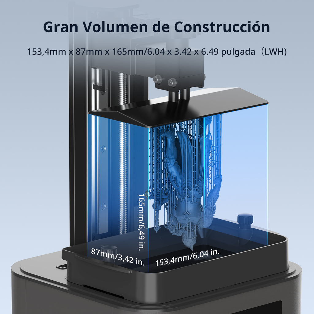 ANYCUBIC Photon Mono 4 Ultra 10K, imprimante 3D à résine, écran LCD mono 7 pouces, source COB, impression rapide 120 mm/h, volume 153,4 x 87 x 165 mm