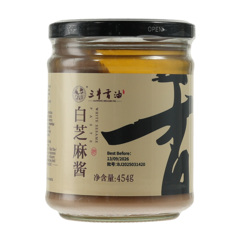 Sanfeng Sauce au sésame blanc 454g