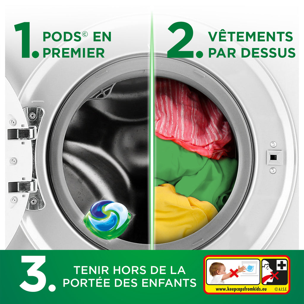 ARIEL 4en1 PODS® capsules de lessive Original 30 doses