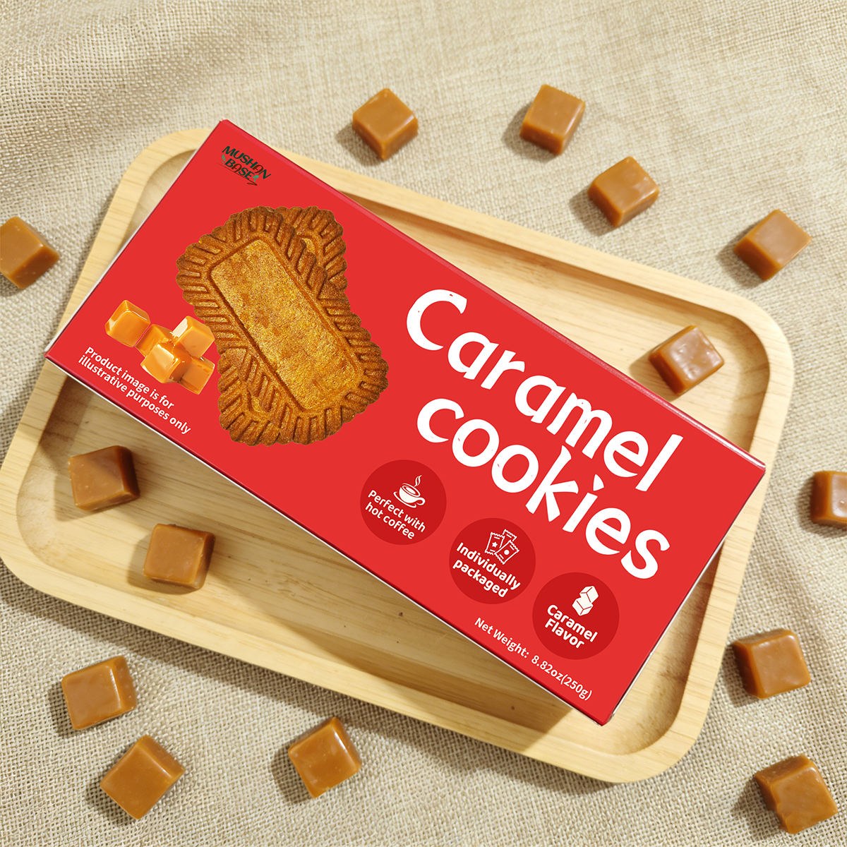 Be＆Cheery Biscuits au caramel 250 g