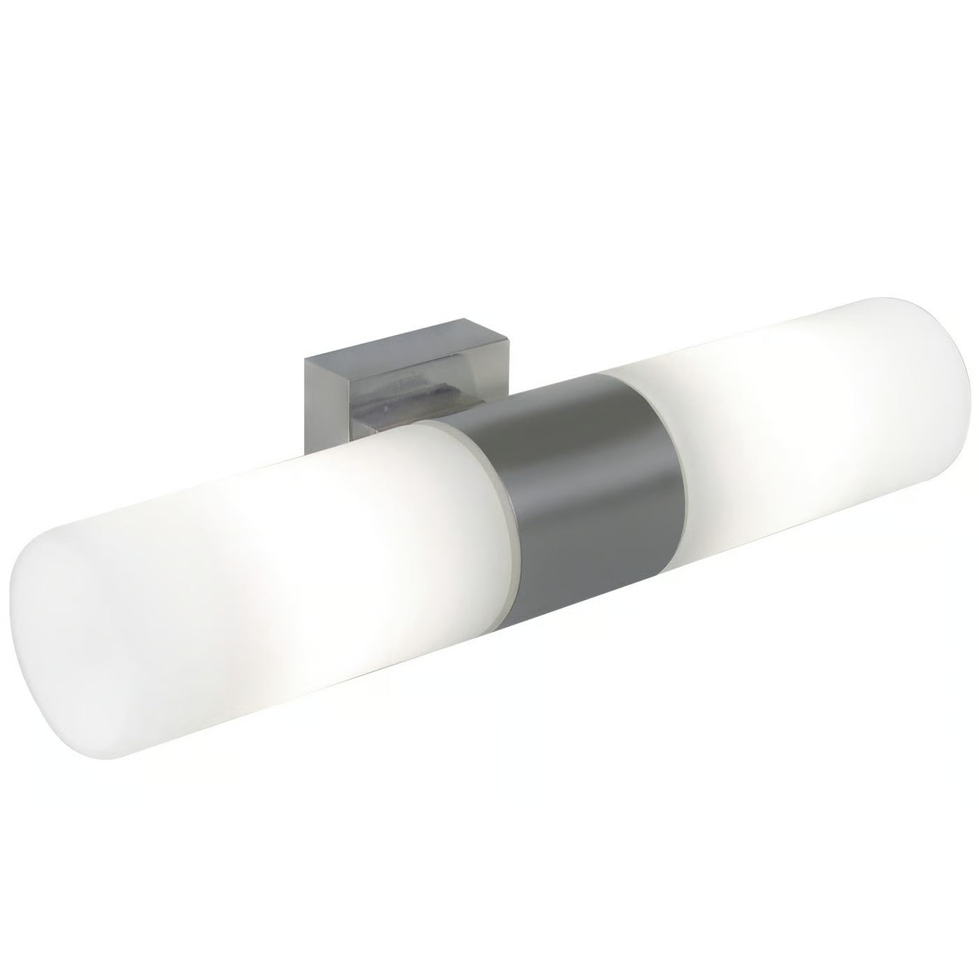 Applique murale TANG Double - E14 verre et métal acier brossé IP44 Salle de bain - Nordlux, Intérieur