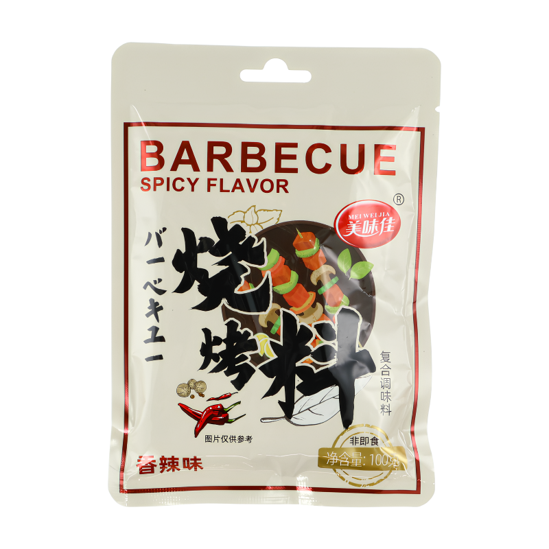 Meiweijia assaisonnement pour barbecue saveur piquante 100g