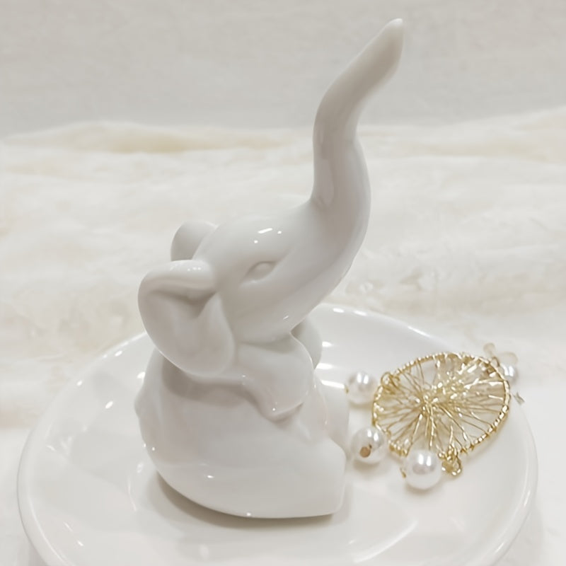 YumiPLUS Porte-bague en forme d'éléphant blanc, 1 pièce