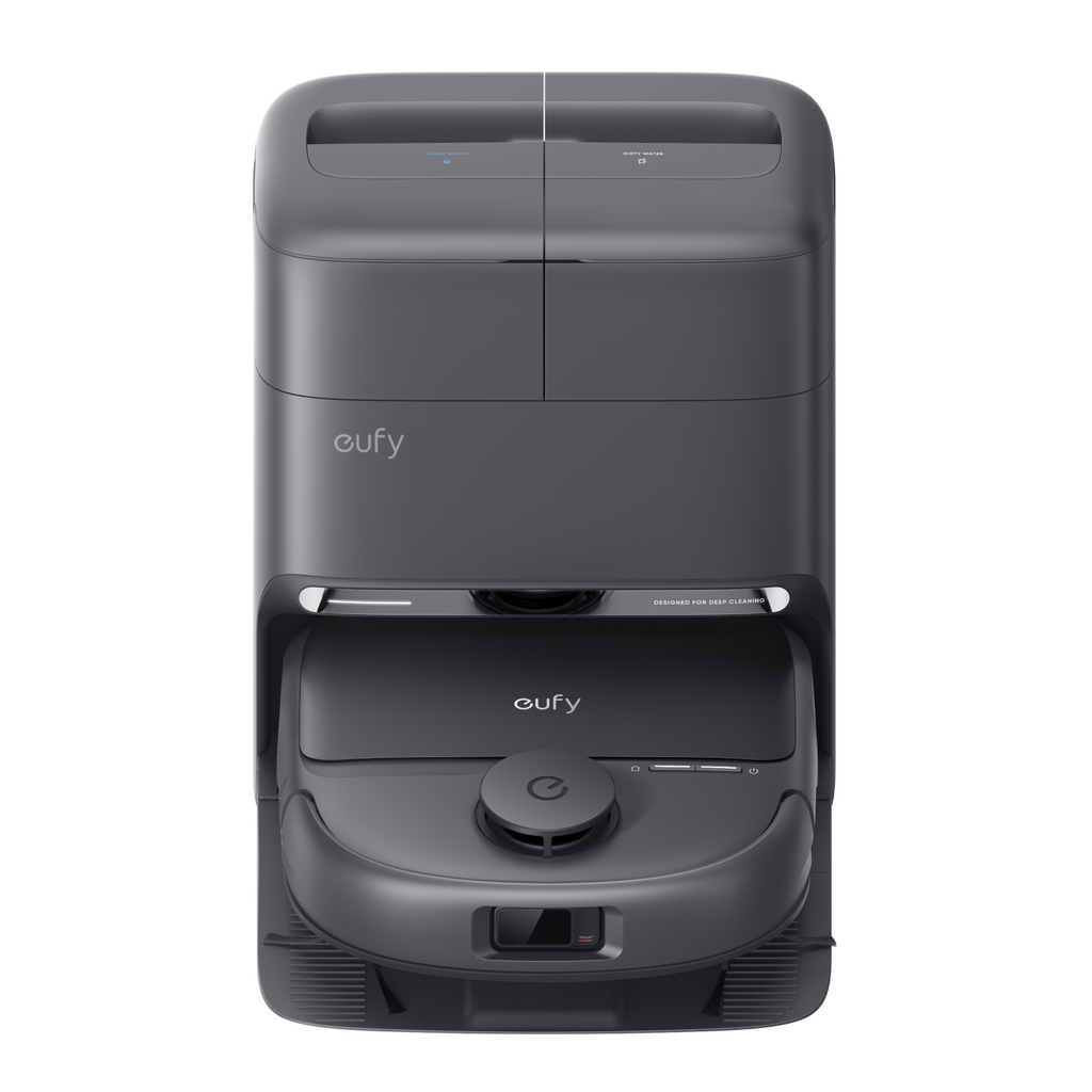 eufy C28 Omni, aspirateur robot avec serpillière, serpillière à rouleau HydroJet auto-nettoyante, puissance d’aspiration de 15 000 Pa