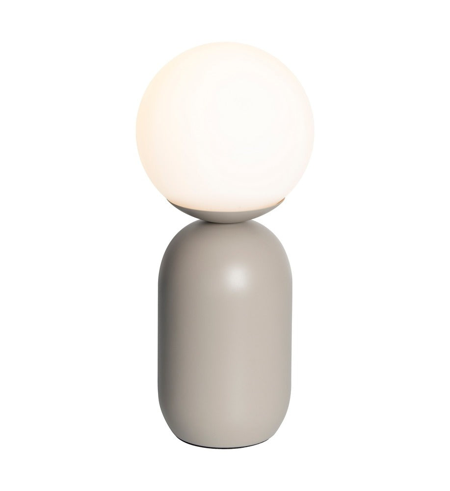 Lampe à poser NOTTI métal gris IP20 E14 - Nordlux, Intérieur