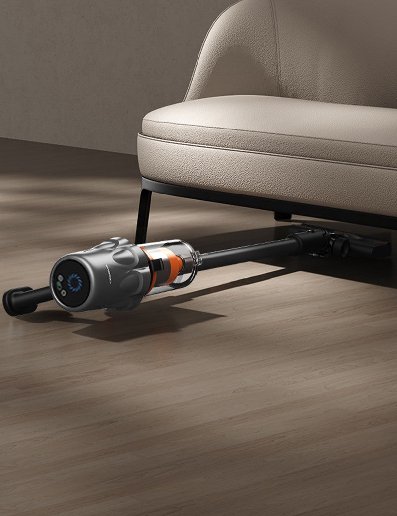 Deerma T30W XT Aspirateur sans fil, aspiration puissante de 155 AW avec moteur haute vitesse de 450 W, filtration cyclonique à 9 cônes