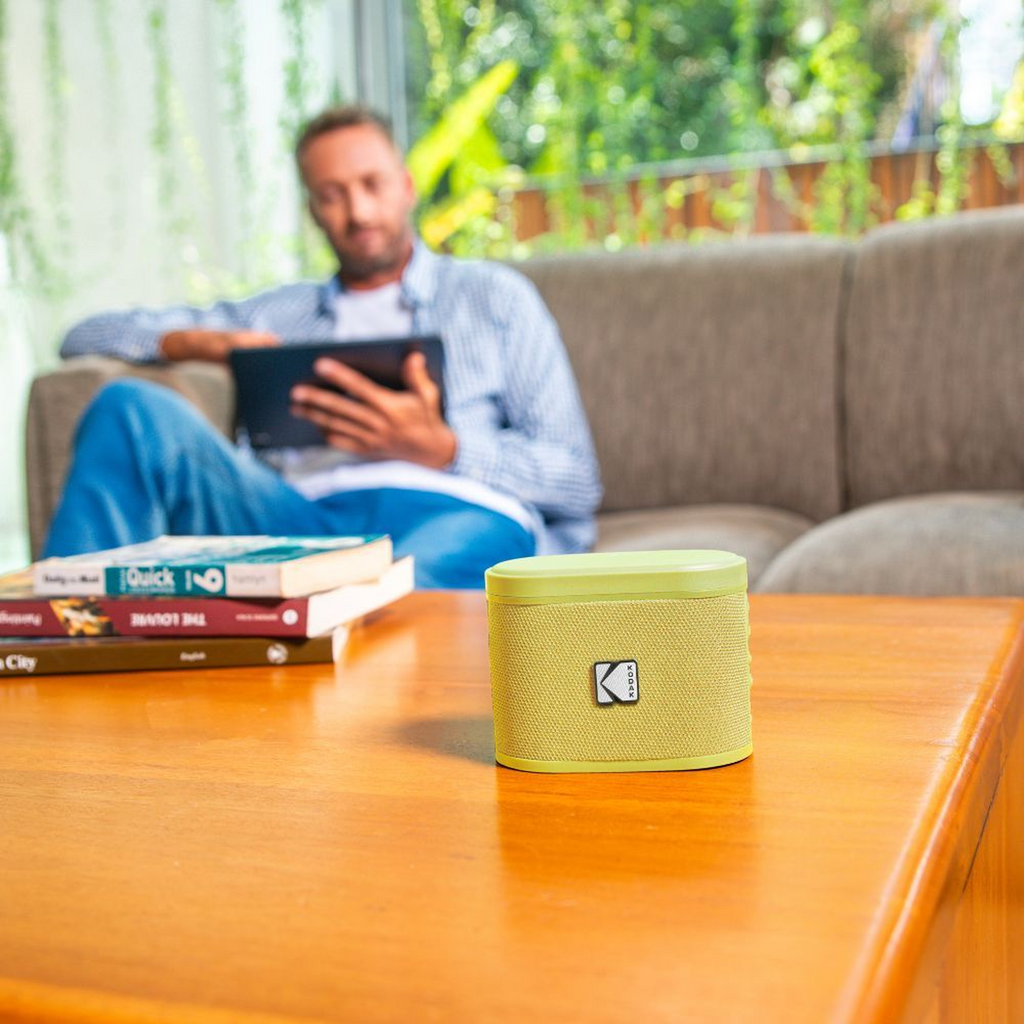 Kodak Soundbrix enceinte Bluetooth jaune