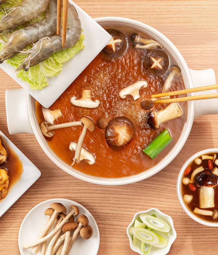 Hao Ren Jia Assaisonnement pour fondue chinoise aux champignons - 130 g