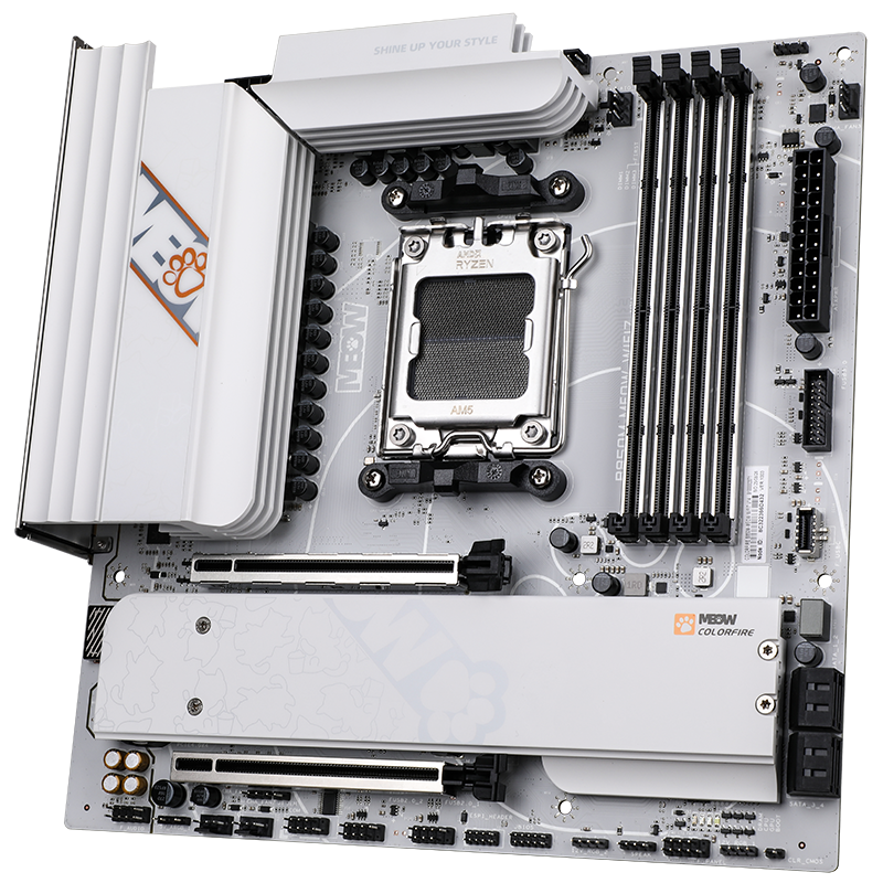 COLORFUL COLORFIRE B850M-MEOW WIFI7 V14 Carte mère, format M-ATX