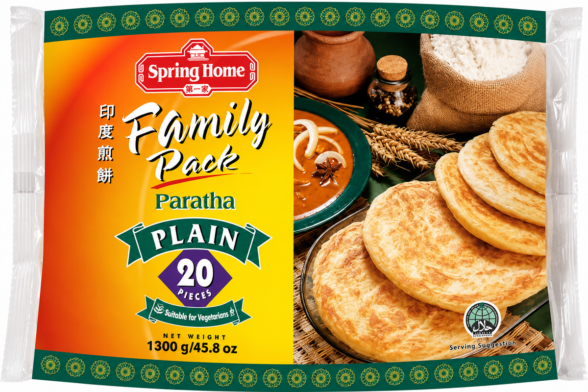 Spring Home Paratha Format familial 20 pièces 1,3 kg