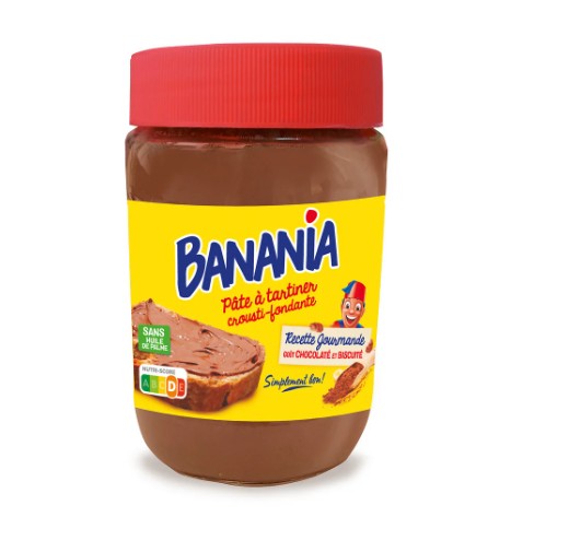 BANANIA Pâte à tartiner sans huile de palme - 750 g