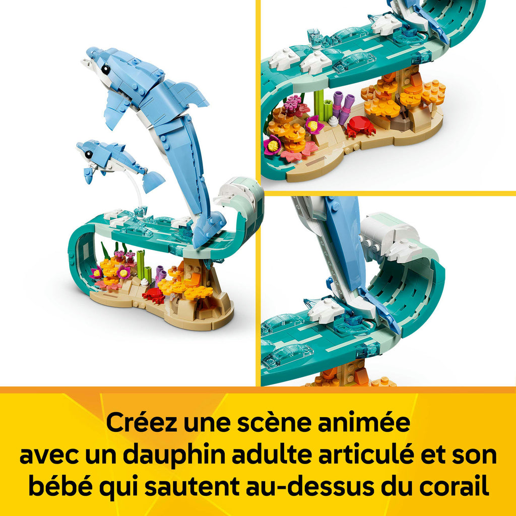 LEGO Creator 31385 Animaux marins : les beaux dauphins