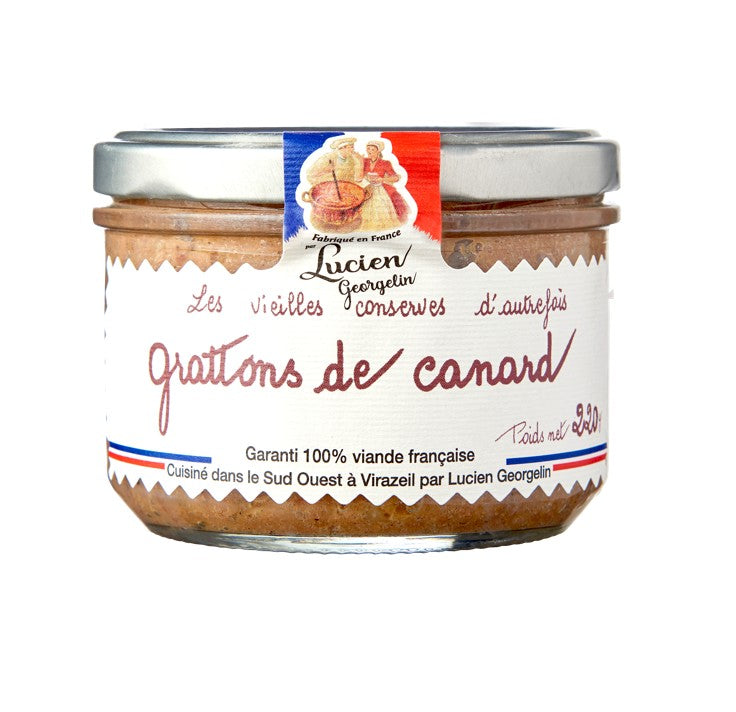 LUCIEN GEORGELIN Grattons de canard - 220 g