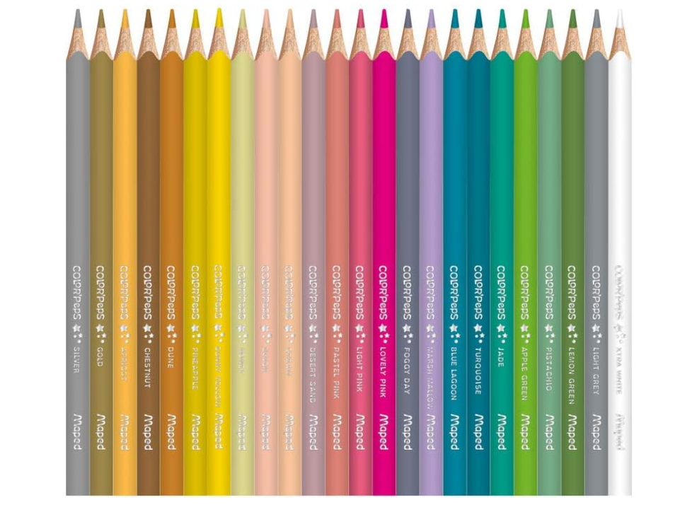 Maped Color'Peps Crayons de Couleur Classiques Lot de 72 Triangulaires